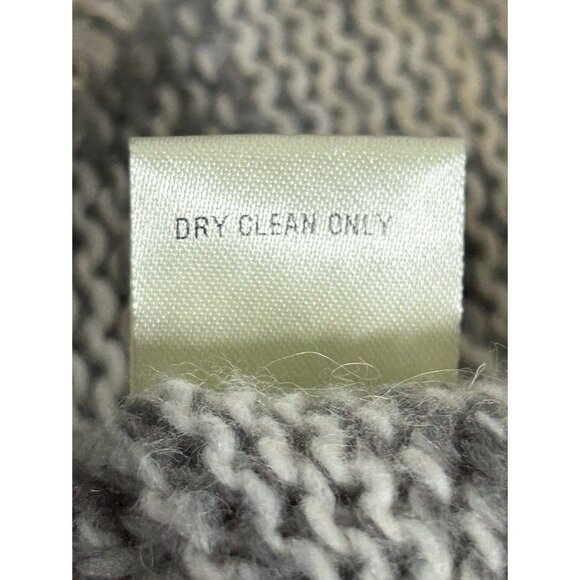 Lovestitch Jia Turtle Neck Hi-Low Sweater in Gray/Cream - Sz M - NWT - Picture 9 of 9